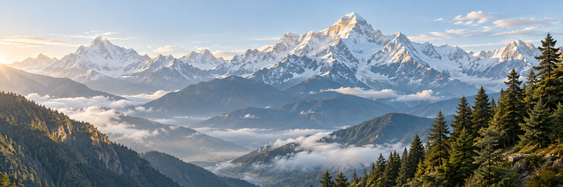 Himalayan mountain landscape